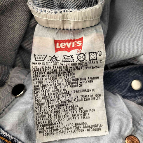 リーバイス Levis MADE IN UK 刻印311 501 ボタンフライデニムパンツ ユーロ メンズ UK:34-35