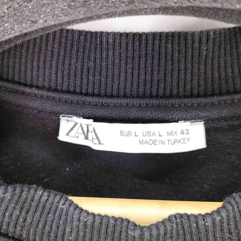 ザラ ZARA Oversized Sweatshirt オーバーサイズスウェットシャツ メンズ import:L
