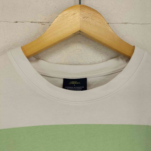 ヘラス HELAS 刺繍ボーダーTシャツ メンズ JPN:L