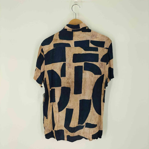 ザラ ZARA デザインプリントS/S シャツ メンズ import:L