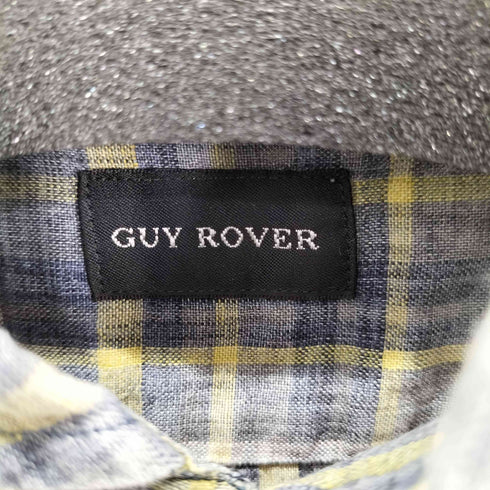 ギローバー GUY ROVER チェックリネン L/S シャツ メンズ import:L