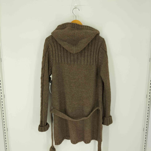 ディーゼル DIESEL ヘビーフードニットコート メンズ import:L