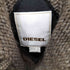 ディーゼル DIESEL ヘビーフードニットコート メンズ import:L