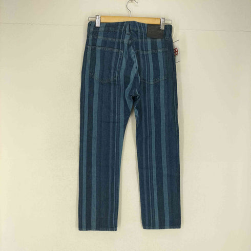 リーバイスメイドアンドクラフテッド Levis Made & Crafted SLIM CROP ストライプデニムパンツ レディース W25