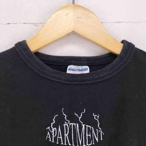 APARTMENT フロント刺繍ストレッチTシャツ レディース FREE