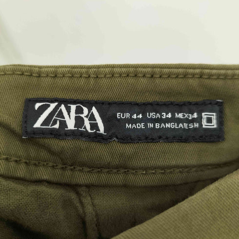 ザラ ZARA グリーンチノショーツ メンズ EUR:44-46