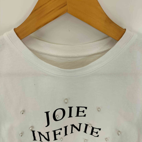 frame ロゴ×パールコンパクトTシャツ レディース FREE