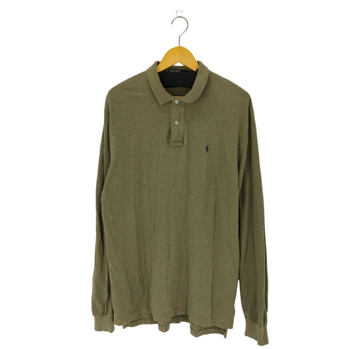 ポロラルフローレン POLO RALPH LAUREN 90S L/S ワンポイントポロシャツ ポニー刺繍 メンズ import:L