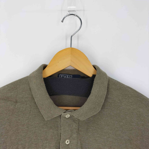 ポロラルフローレン POLO RALPH LAUREN 90S L/S ワンポイントポロシャツ ポニー刺繍 メンズ import:L