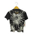 ラインストーンフラワーS/S TEE レディース