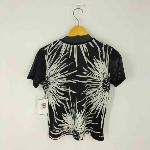 ラインストーンフラワーS/S TEE レディース