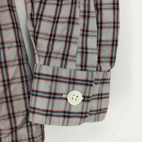 コムデギャルソンオム COMME des GARCONS HOMME AD2000 田中オム チェックオープンカラーシャツ メンズ