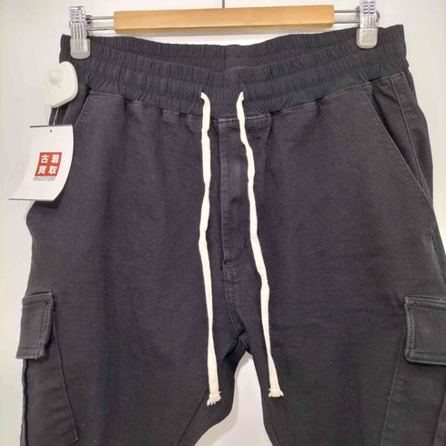 ダンケシェーン Danke Schon 2022SS PREMIUM TC BLACK ZIP CARGO PANTS ジップカーゴパンツ メンズ XL