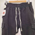 ダンケシェーン Danke Schon 2022SS PREMIUM TC BLACK ZIP CARGO PANTS ジップカーゴパンツ メンズ XL