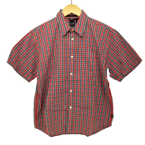 ギャップ Gap チェック柄 半袖シャツ レディース import:XL