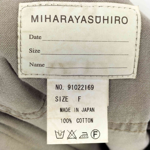 ミハラヤスヒロ MIHARA YASUHIRO コットン オーバーオール メンズ FREE