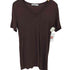 ティーバイアレキサンダーワン T by Alexander Wang Vネックレーヨン半袖カットソー レディース S