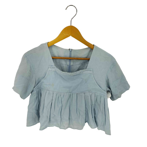 タロウホリウチ TARO HORIUCHI フリルデザイン S/S ブラウス レディース JPN:2