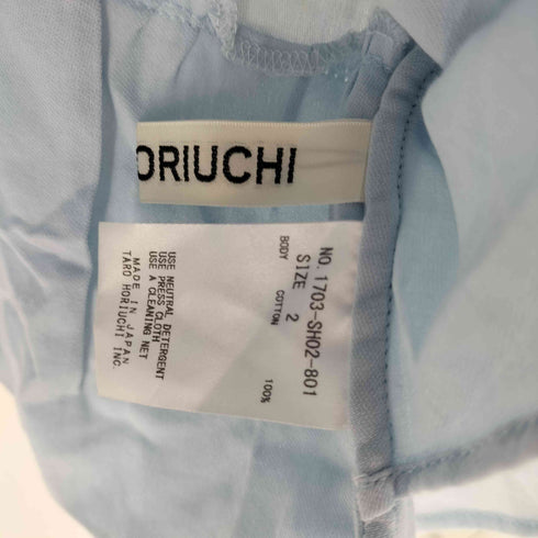 タロウホリウチ TARO HORIUCHI フリルデザイン S/S ブラウス レディース JPN:2