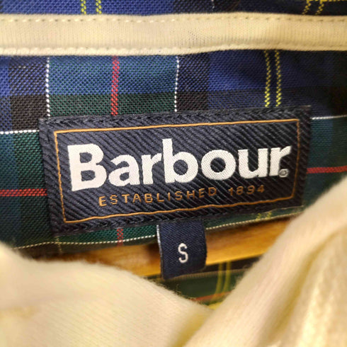バブアー Barbour タータンチェックロゴ プルオーバーパーカー メンズ JPN:S