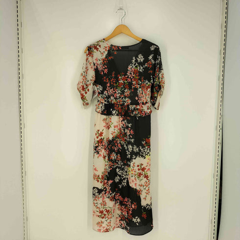 ザラ ZARA 花柄 カシュクールワンピース レディース import:S