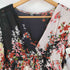 ザラ ZARA 花柄 カシュクールワンピース レディース import:S