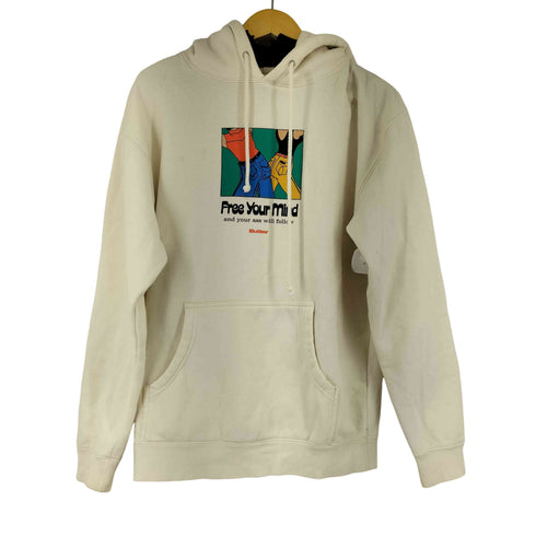 バターグッズ BUTTER GOODS FREE YOUR MIND PULLOVER HOOD BONE メンズ JPN:M