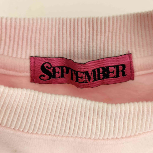September 刺繍クルーネックスウェット レディース JPN:S