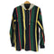 ポロバイラルフローレン Polo by RALPH LAUREN スリランカ製 マルチストライプハーフジップパーカー メンズ JPN:L