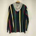 ポロバイラルフローレン Polo by RALPH LAUREN スリランカ製 マルチストライプハーフジップパーカー メンズ JPN:L