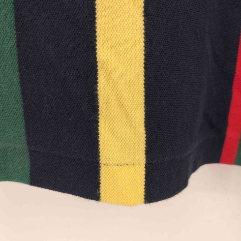 ポロバイラルフローレン Polo by RALPH LAUREN スリランカ製 マルチストライプハーフジップパーカー メンズ JPN:L