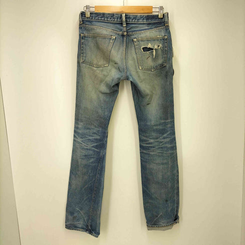 アンダーカバー UNDERCOVER T期 クラッシュ加工デニムパンツ メンズ 2