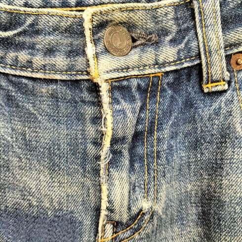 アンダーカバー UNDERCOVER T期 クラッシュ加工デニムパンツ メンズ 2