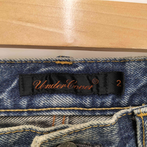 アンダーカバー UNDERCOVER T期 クラッシュ加工デニムパンツ メンズ 2
