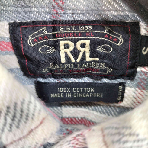 ダブルアールエルラルフローレン RRL RALPH LAUREN 90s 三ツ星タグ タータンチェックネルシャツ メンズ JPN:S
