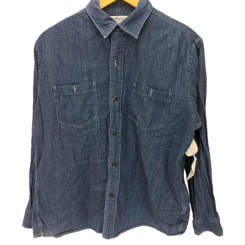オーディナリーフィッツ Ordinary fits 長袖デニムシャツ メンズ 1
