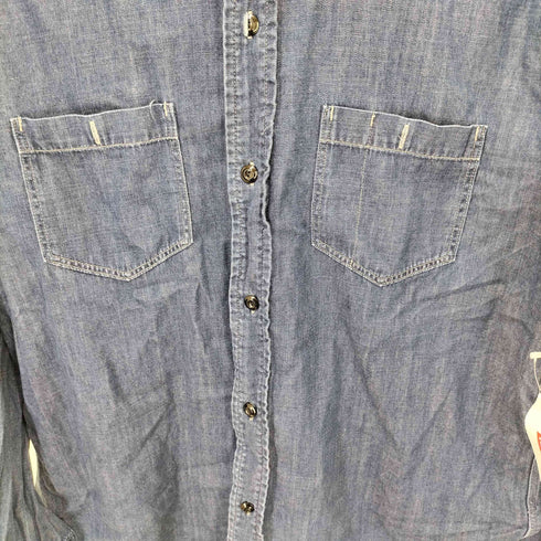 オーディナリーフィッツ Ordinary fits 長袖デニムシャツ メンズ 1