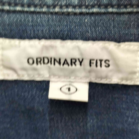 オーディナリーフィッツ Ordinary fits 長袖デニムシャツ メンズ 1