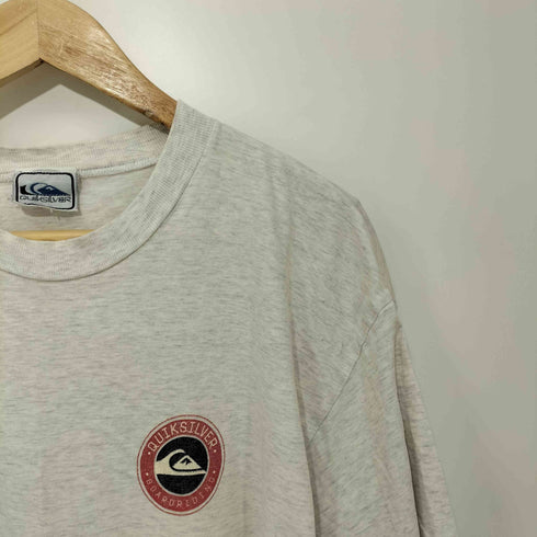 クイックシルバー Quiksilver 80-90s 両面ロゴプリント クルーネック Tシャツ メンズ