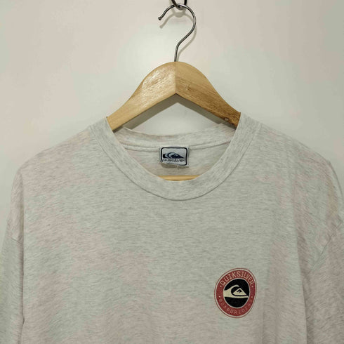 クイックシルバー Quiksilver 80-90s 両面ロゴプリント クルーネック Tシャツ メンズ