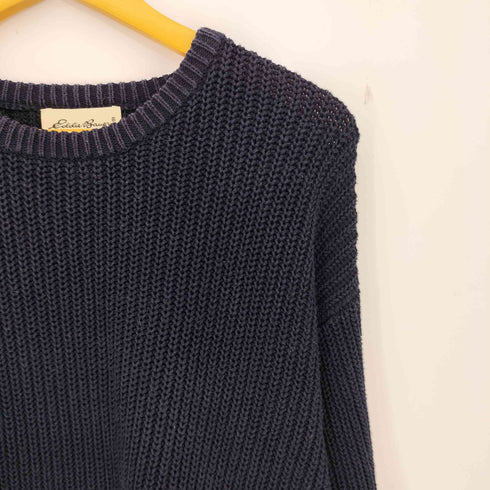 エディーバウアー Eddie Bauer 00s ローゲージコットンニット メンズ L