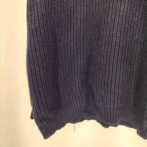 エディーバウアー Eddie Bauer 00s ローゲージコットンニット メンズ L