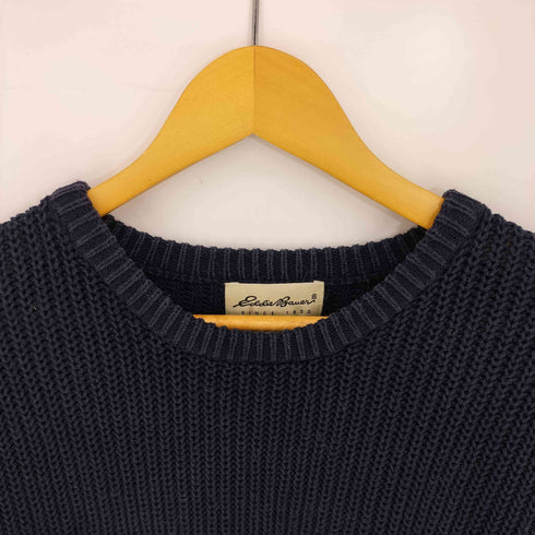 エディーバウアー Eddie Bauer 00s ローゲージコットンニット メンズ L