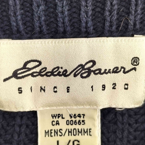エディーバウアー Eddie Bauer 00s ローゲージコットンニット メンズ L