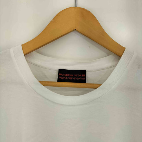 ゴーシャラブチンスキー Gosha Rubchinskiy KUSH FAG DoublecheeseburgerVF ロゴプリントTシャツ メンズ import:L