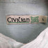 CIVICIAN 連続ボタン バンドカラーシャツ メンズ JPN:L