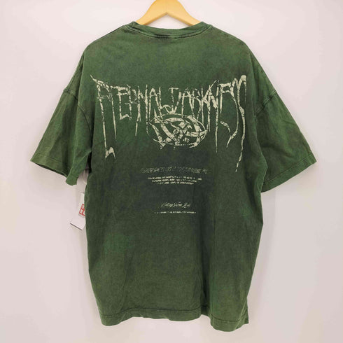 ザラ ZARA WASHED CONTRAST PRINT T-SHIRT メンズ import:M