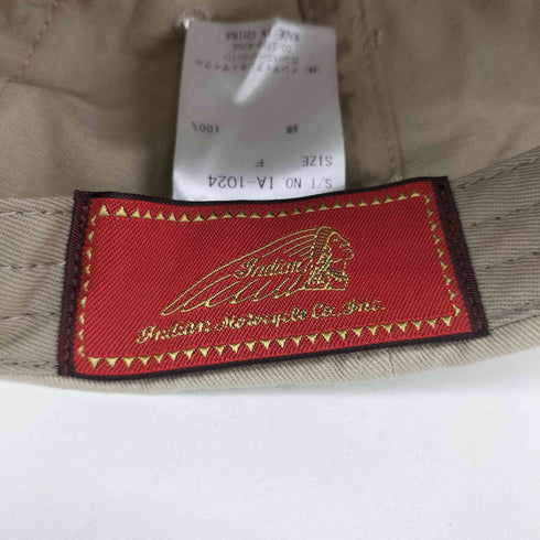 インディアンモーターサイクル INDIAN MOTORCYCLE ロゴ刺繍キャップ メンズ FREE