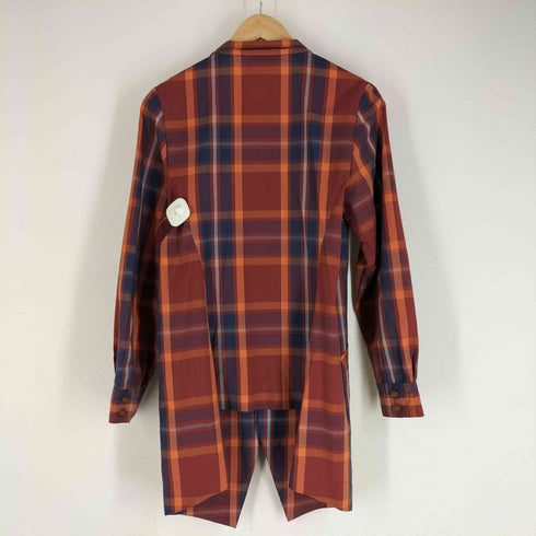 ヴィヴィアンウエストウッドレッドレーベル Vivienne Westwood RED LABEL チェック柄 アシンメトリー 8Bジャケット レディース US:0-2