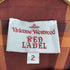 ヴィヴィアンウエストウッドレッドレーベル Vivienne Westwood RED LABEL チェック柄 アシンメトリー 8Bジャケット レディース US:0-2